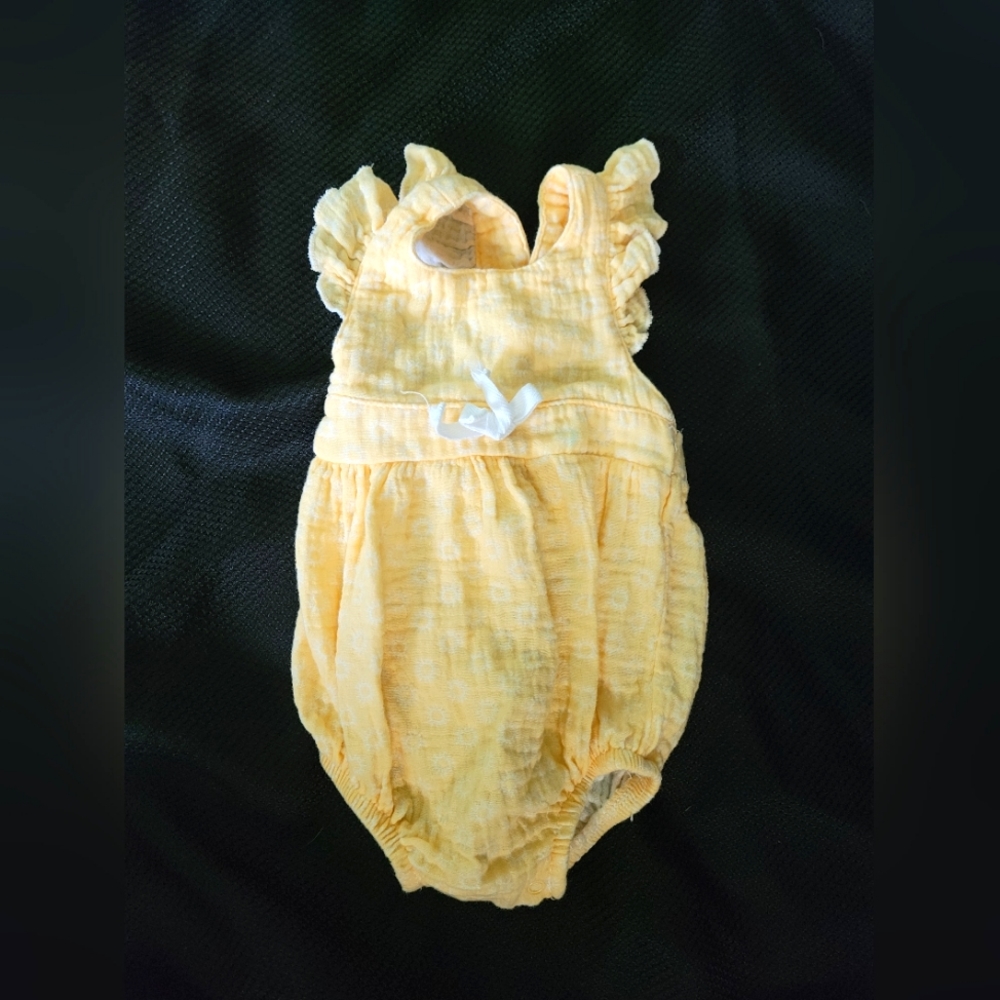 Cute linen-feel one piece